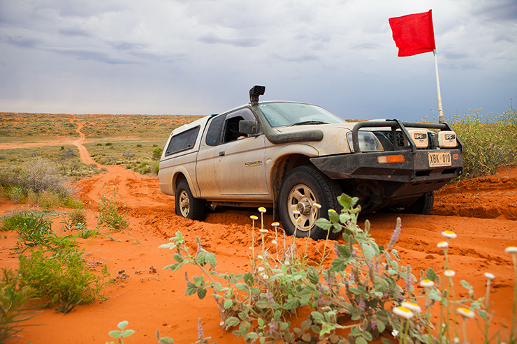 4x4 in the Simpson Desert