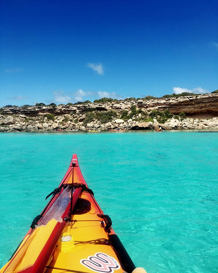 Kayaking at Memory Cove
