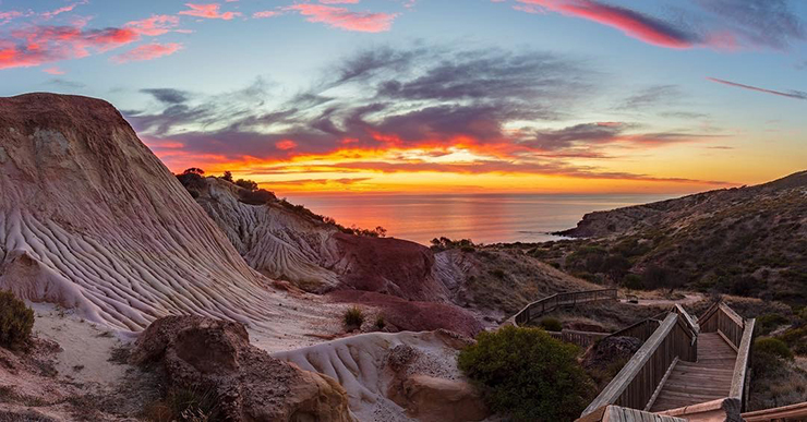 Sunset at Hallet Cove Conservation Park